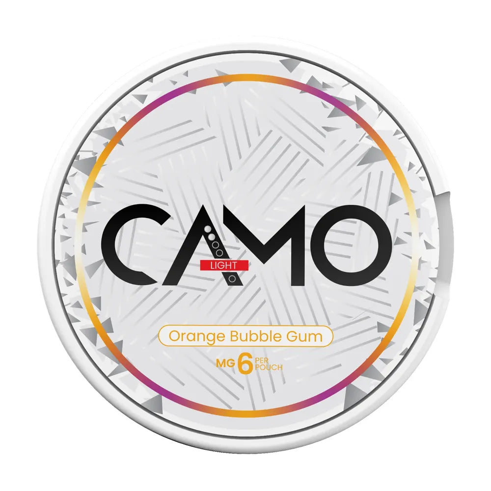 Camo Orange Bubble Gum
